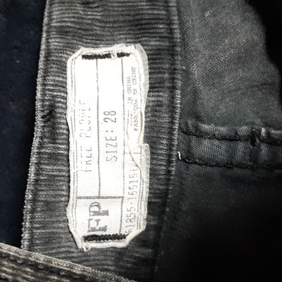 Free people corduroy overall cut offs - Picture 3 of 6